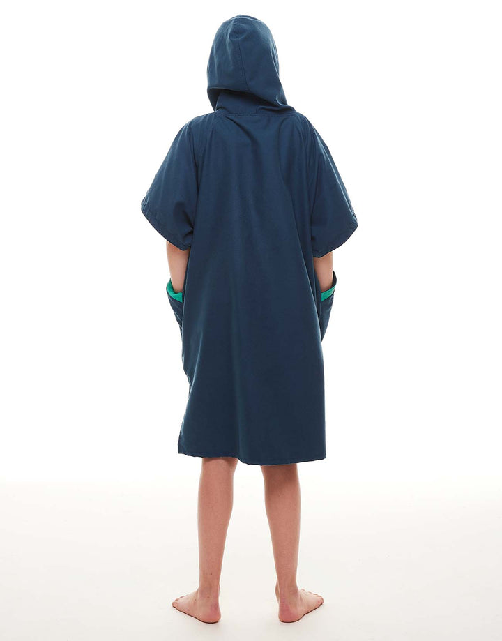Kids Quick Dry Microfibre Changing Robe - Navy