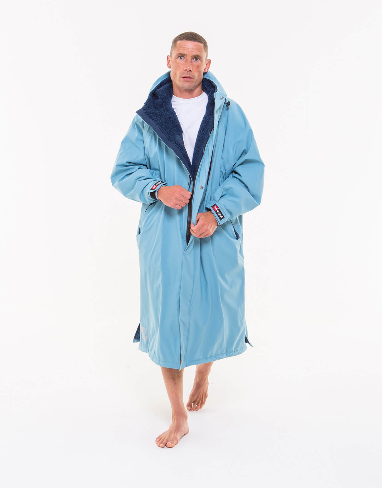 Men's Long Sleeve Pro Change Robe EVO - Sea Mist