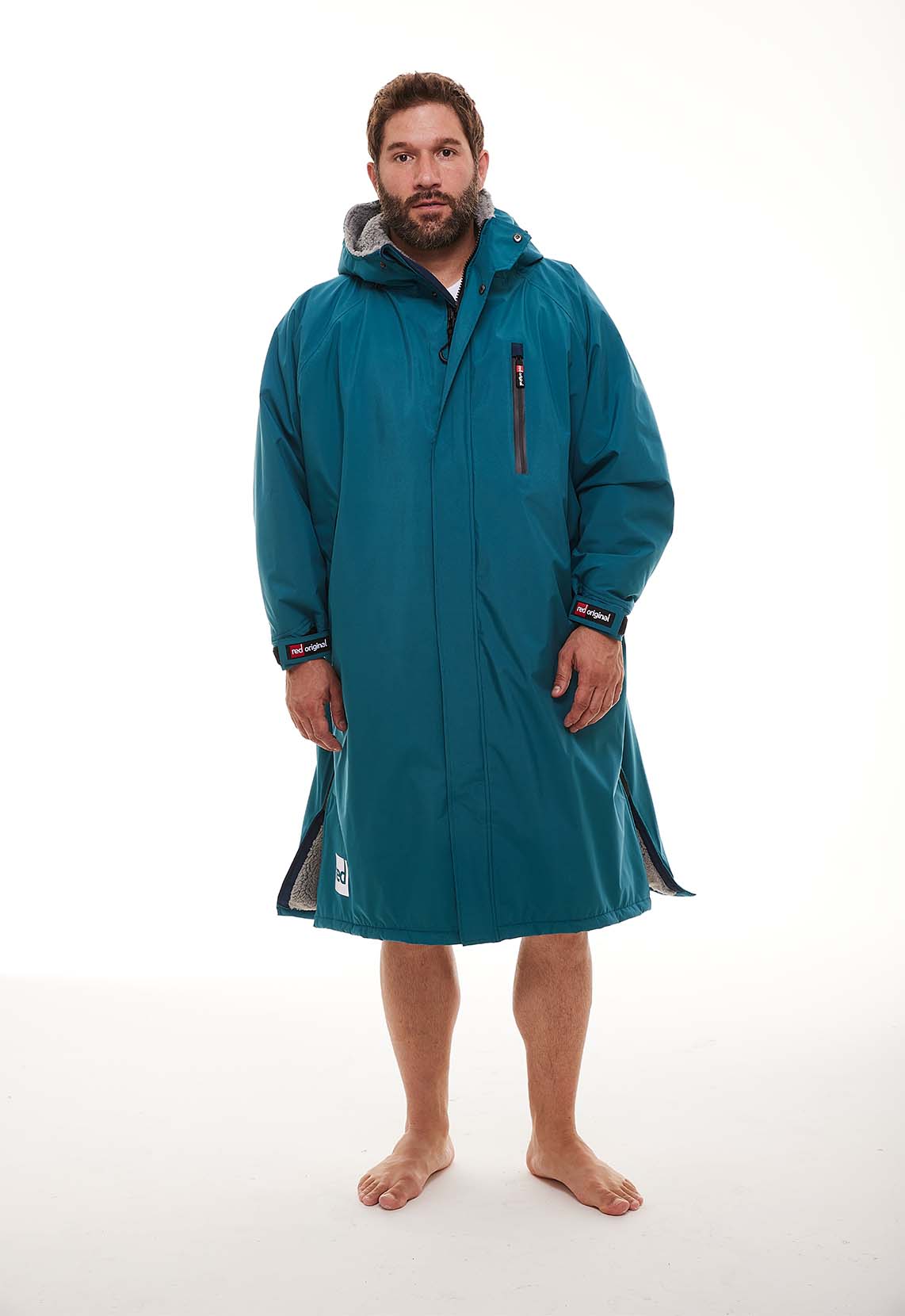 Men's Long Sleeve Pro Change Robe EVO - Teal