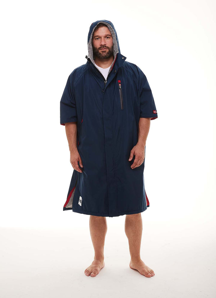 Men's Short Sleeve Pro Change Robe EVO - Navy