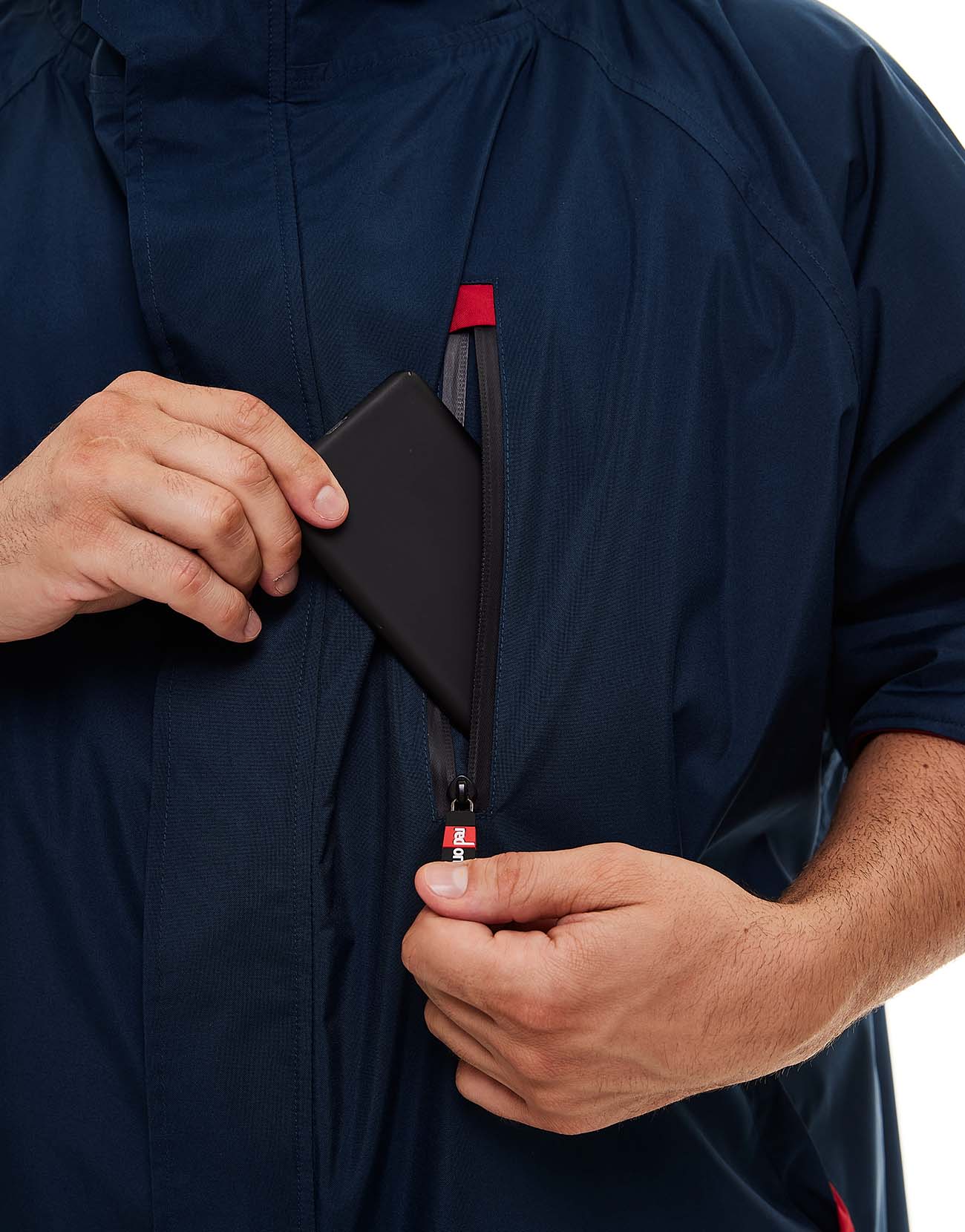 Men's Short Sleeve Pro Change Robe EVO - Navy
