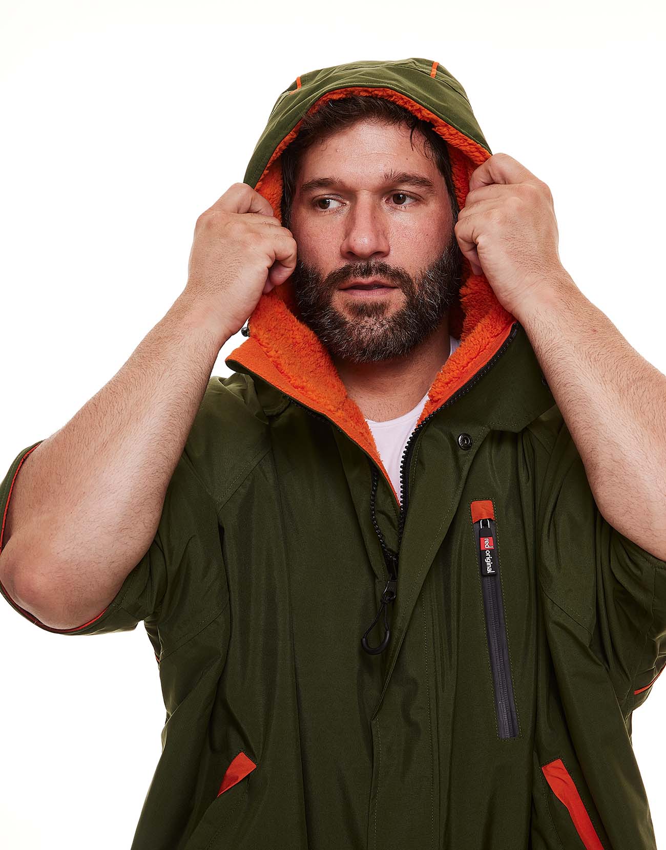 Men's Short Sleeve Pro Change Robe EVO - Parker Green