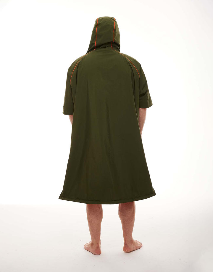Men's Short Sleeve Pro Change Robe EVO - Parker Green