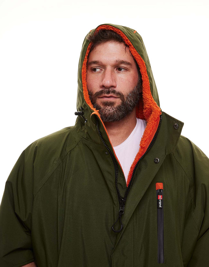 Men's Short Sleeve Pro Change Robe EVO - Parker Green