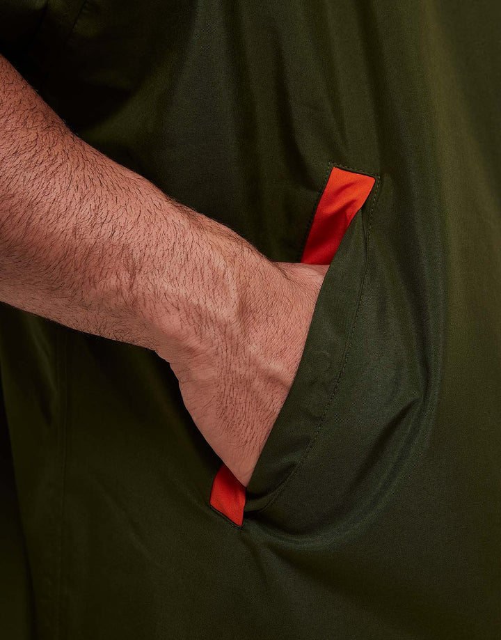 Men's Short Sleeve Pro Change Robe EVO - Parker Green