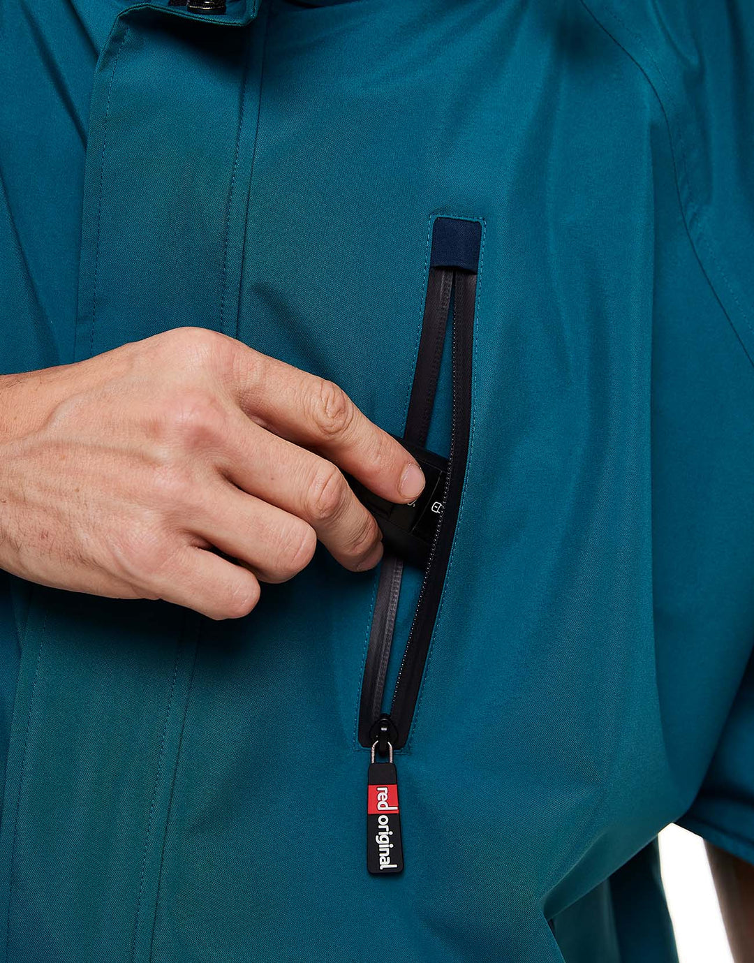 Men's Short Sleeve Pro Change Robe EVO - Teal