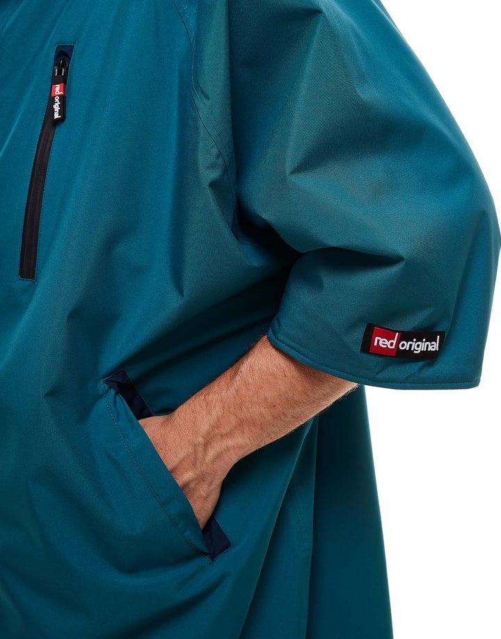 Men's Short Sleeve Pro Change Robe EVO - Teal