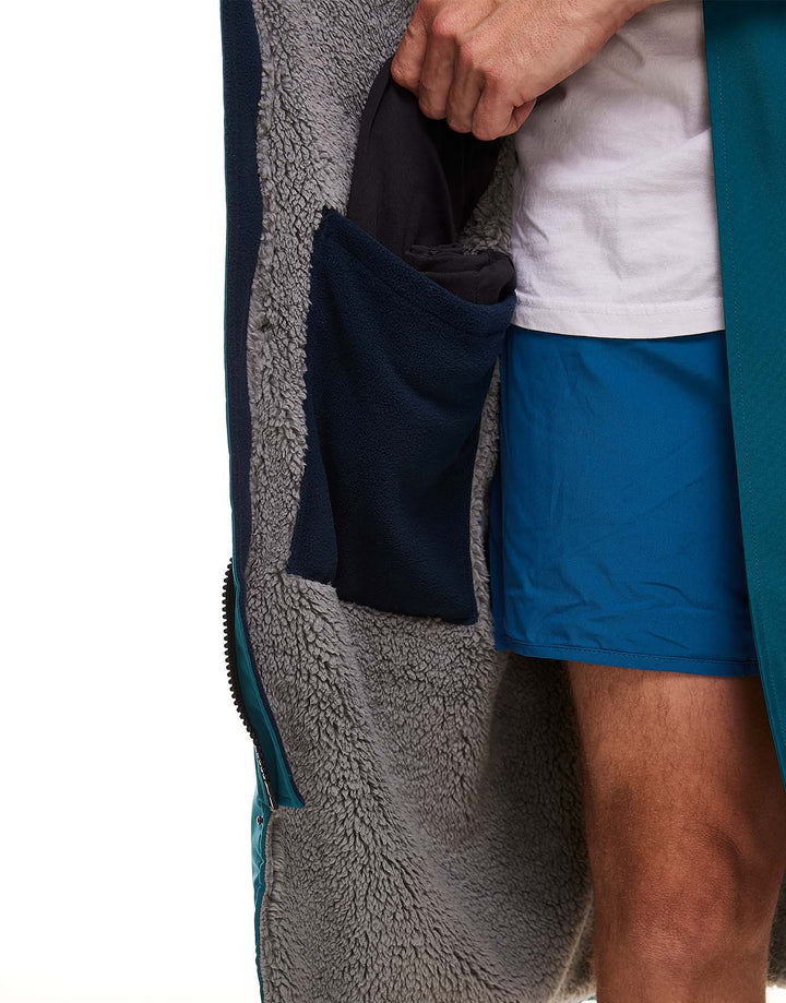 Men's Short Sleeve Pro Change Robe EVO - Teal