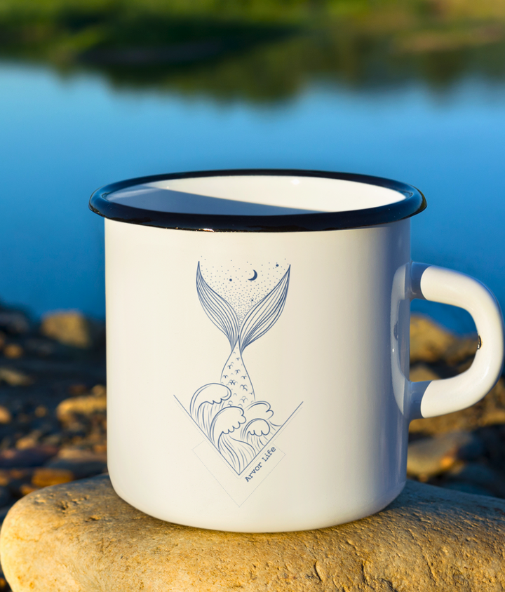 Merfolk Enamel Mug
