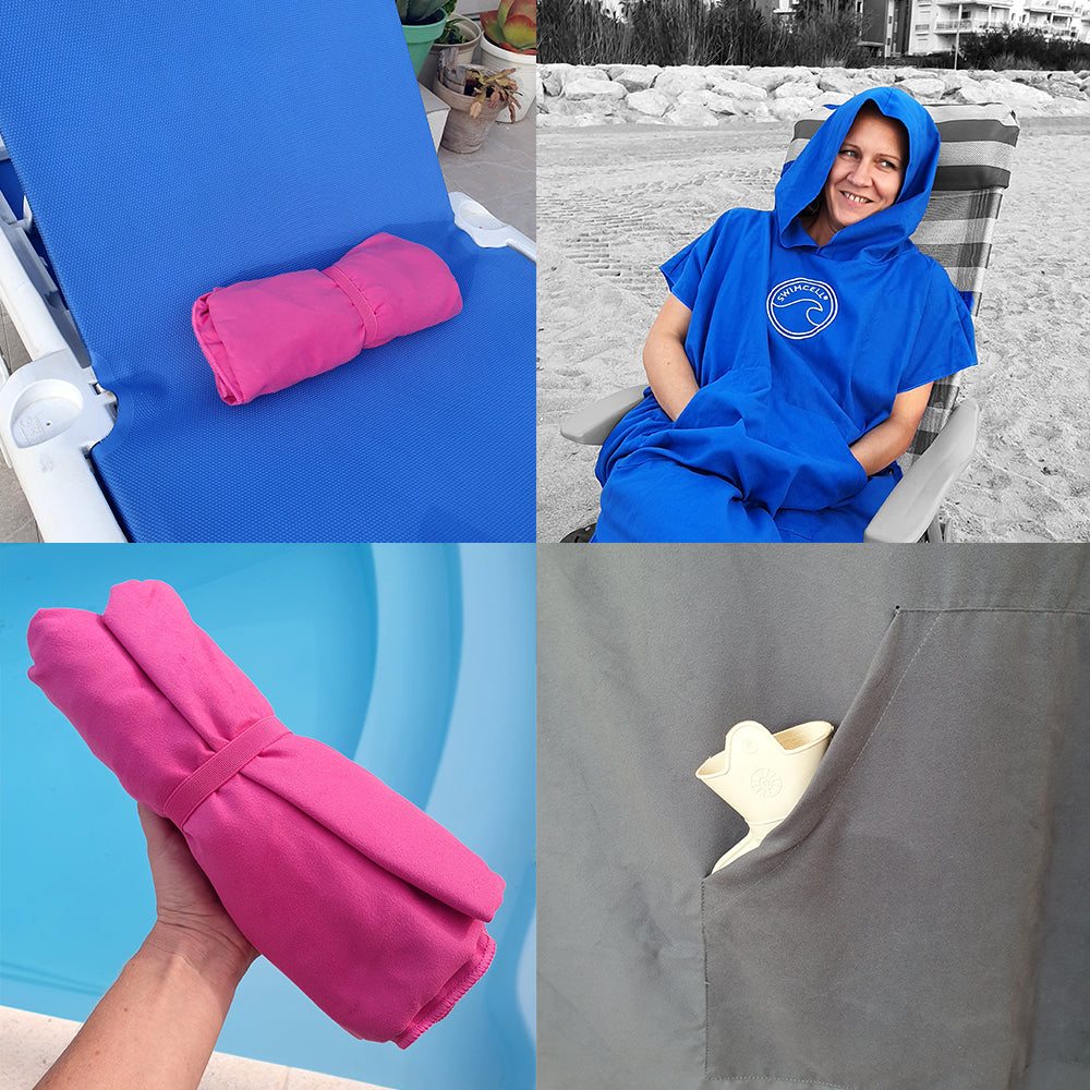 Microfibre Changing Robe and Towel 2 in 1