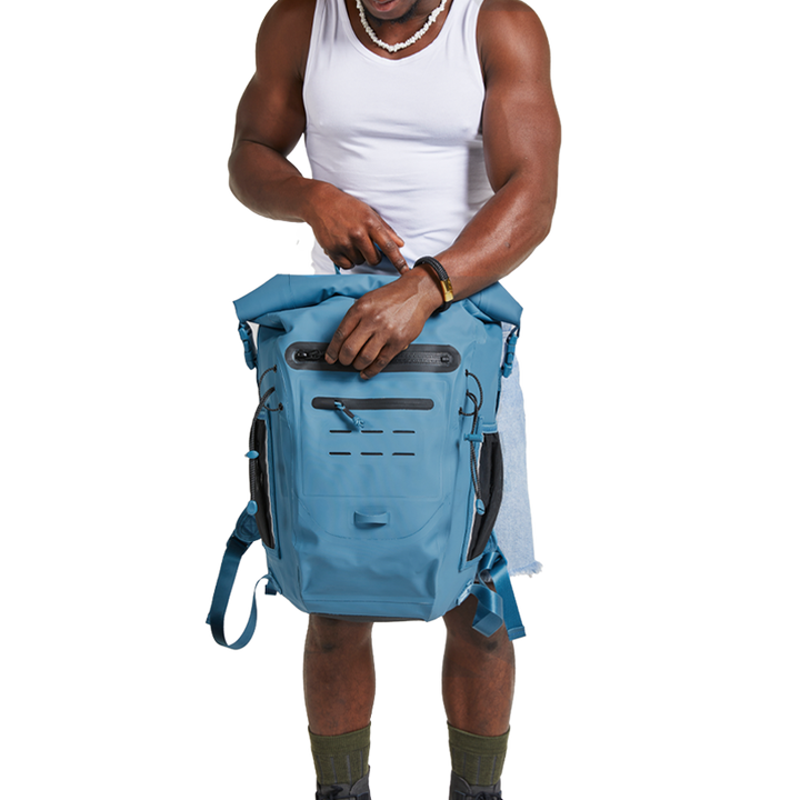 Adventure Waterproof Backpack 30L - Storm Blue