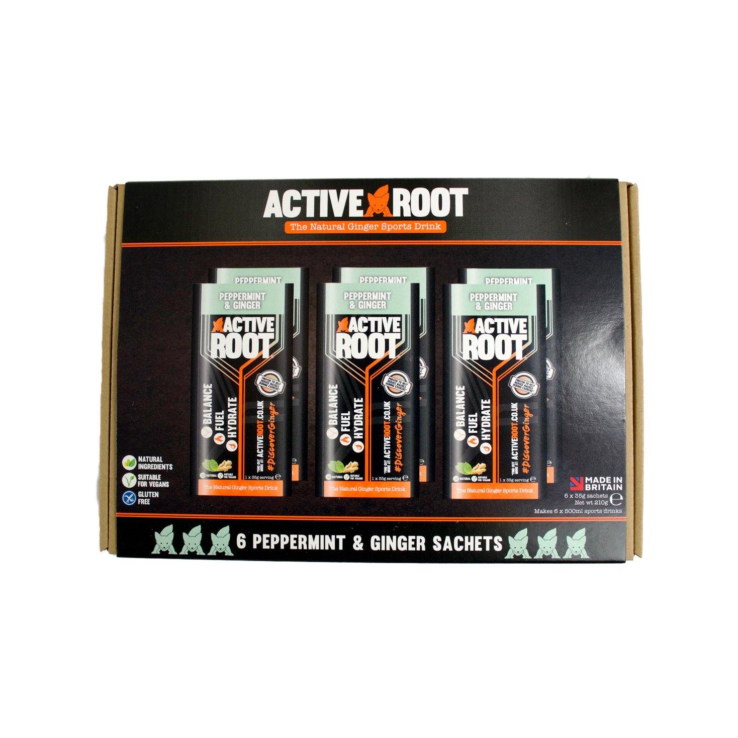 Active Root Peppermint and Ginger 6 Pack Sachets