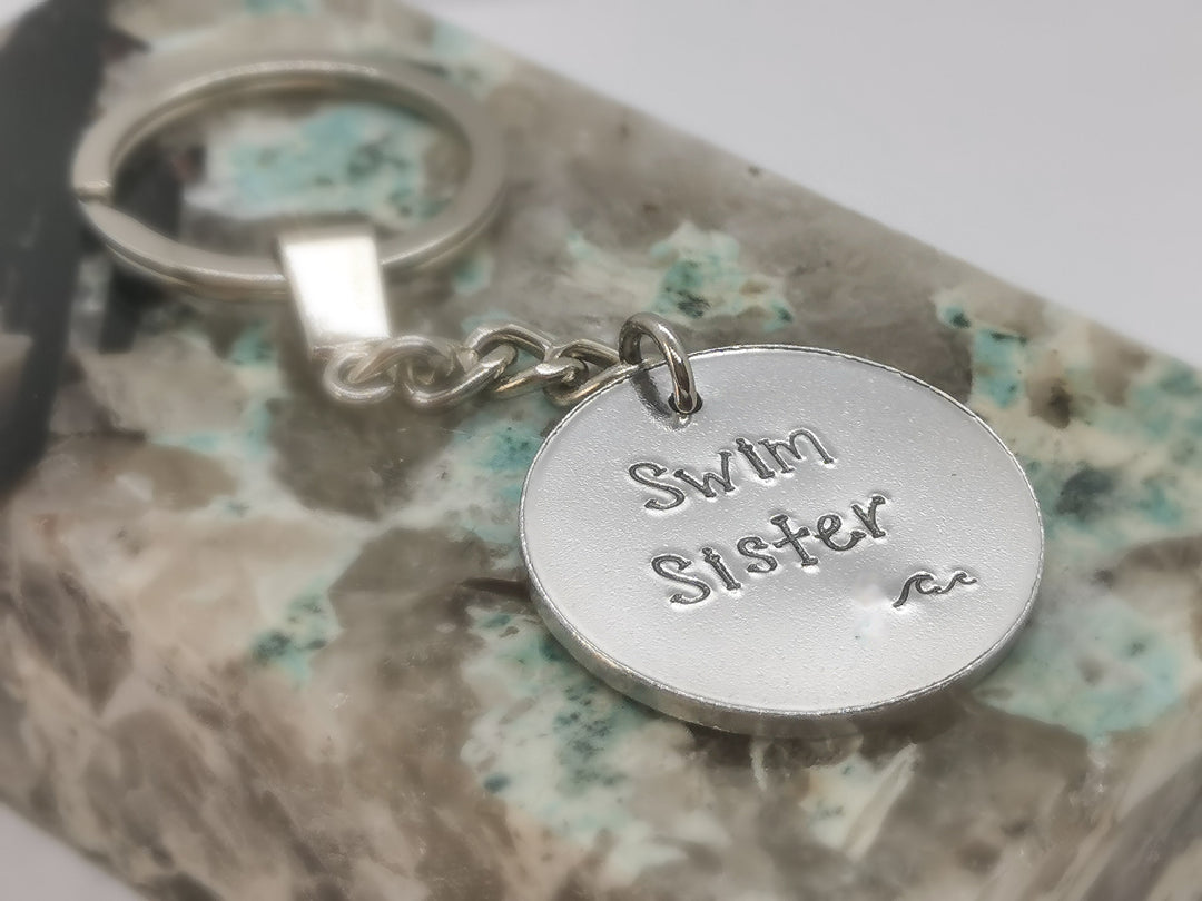 'SWIM SISTER' Keyring