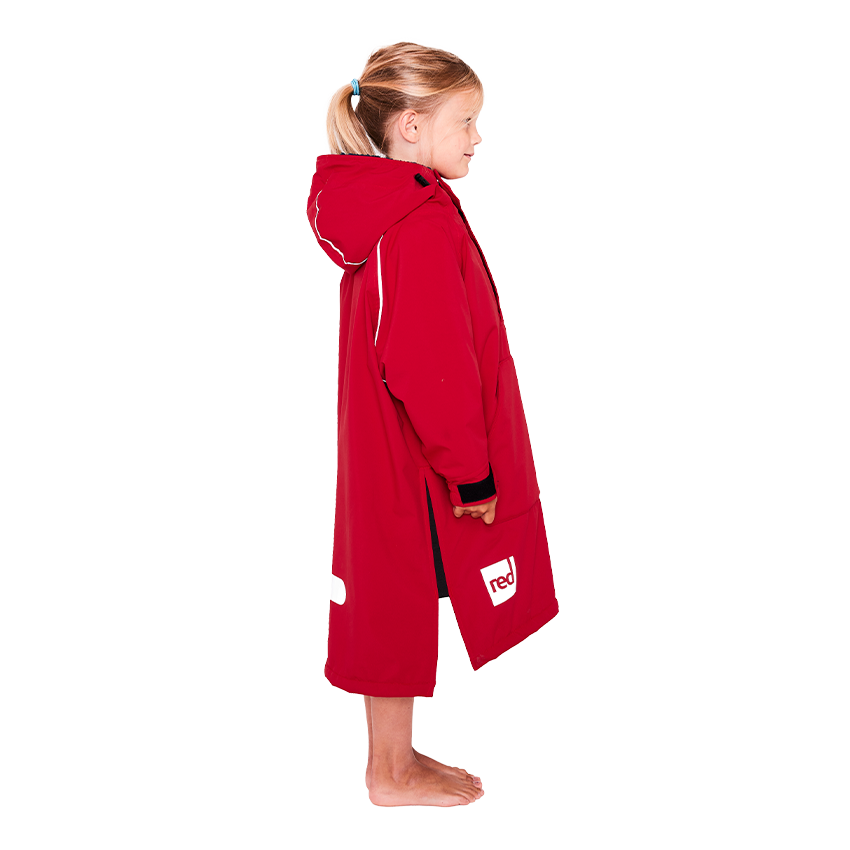 Kid's Dry Poncho - Red