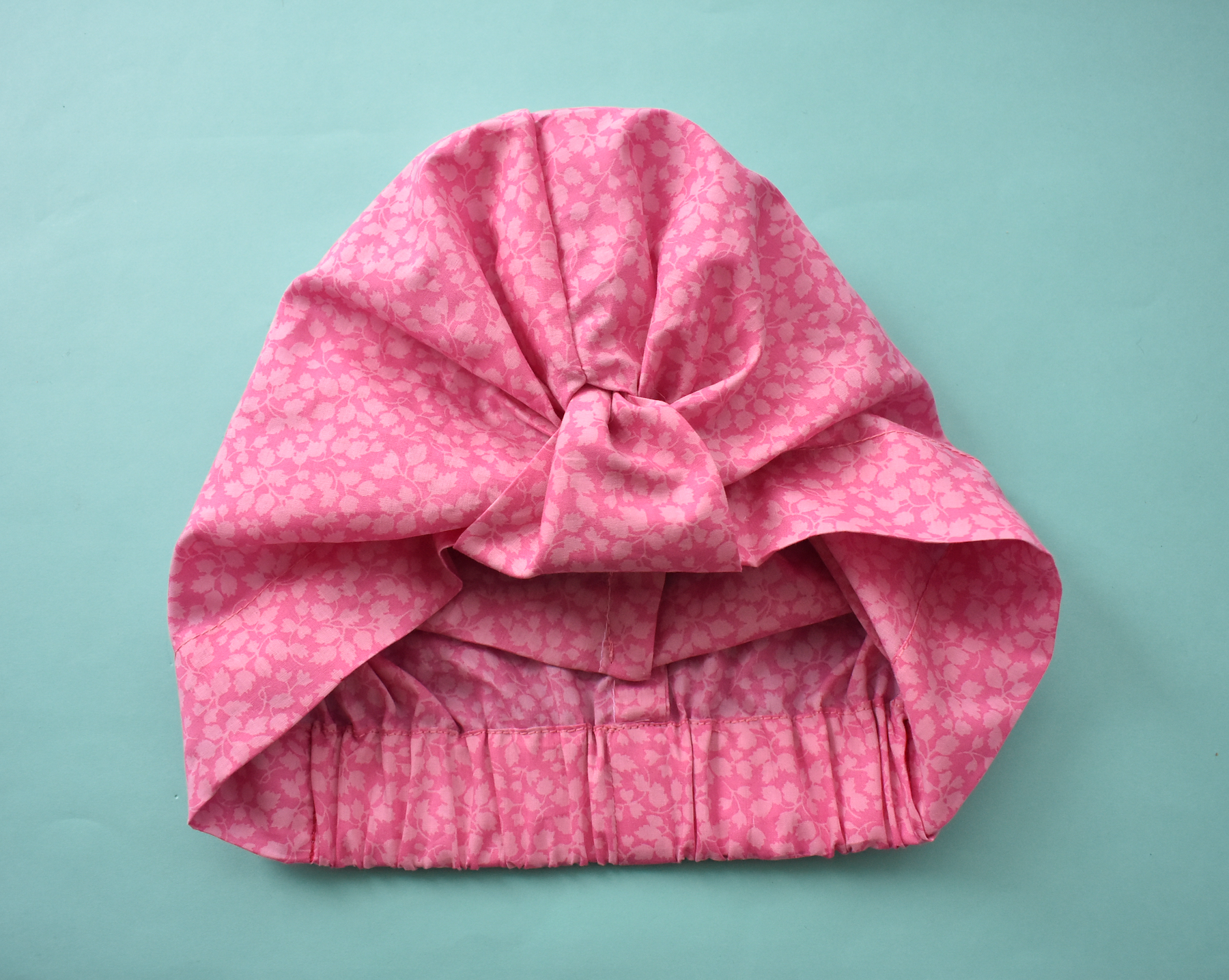 Salty Sea Knot - Swimming Cap Topper - Swim Turban - Pink Glenjade