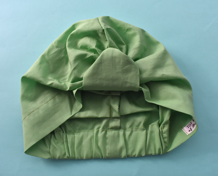 Salty Sea Knot - Swimming Cap Topper - Swim Turban - Green