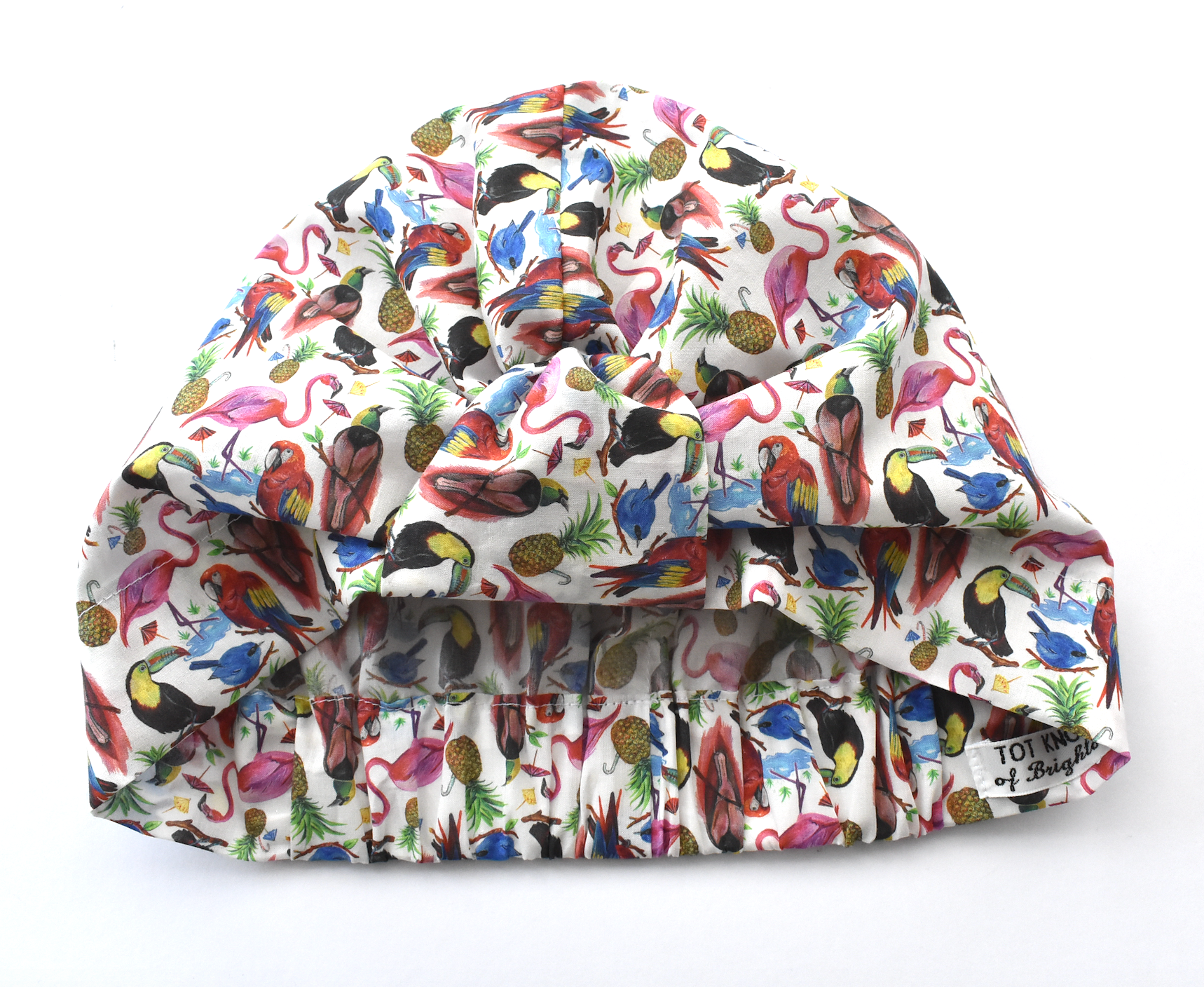 Salty Sea Knot - Swimming Cap Topper - Swim Turban - Birds of Paradise