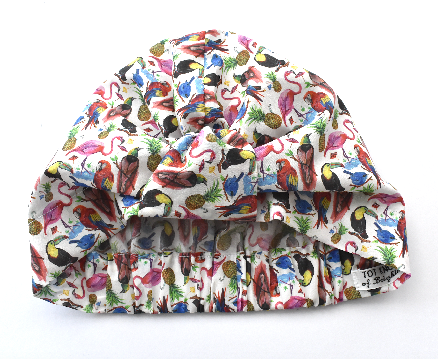 Salty Sea Knot - Swimming Cap Topper /Turban - Birds of Paradise