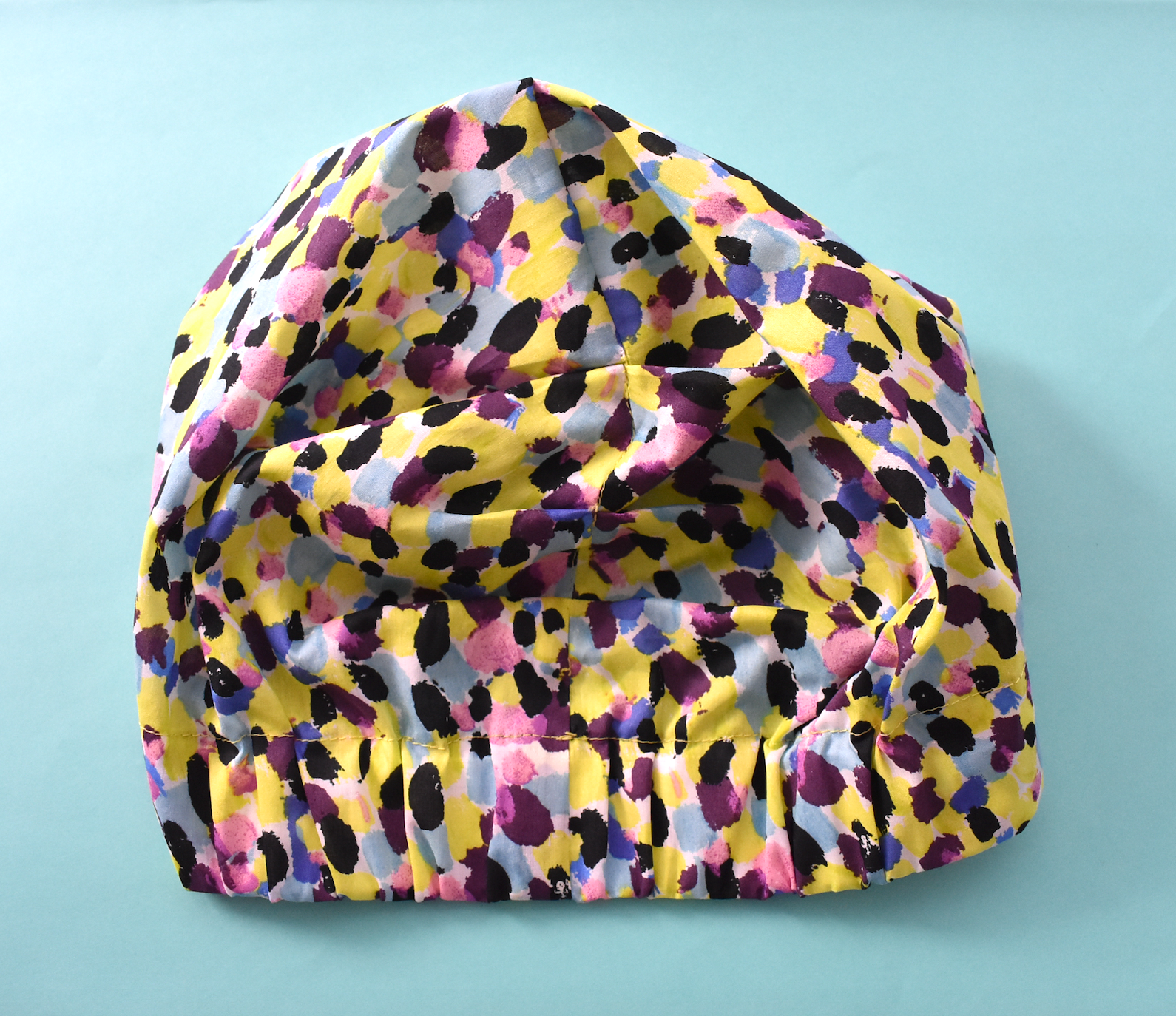 Salty Sea Knot - Swimming Cap Topper - Swim Turban - Yellow Morning Dew