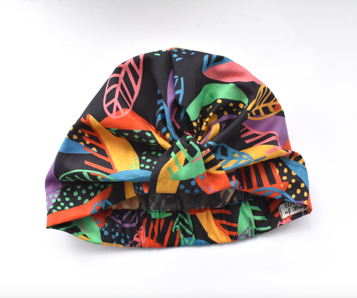 Salty Sea Knot - Swimming Cap Topper Swim Turban - Memphis Trail