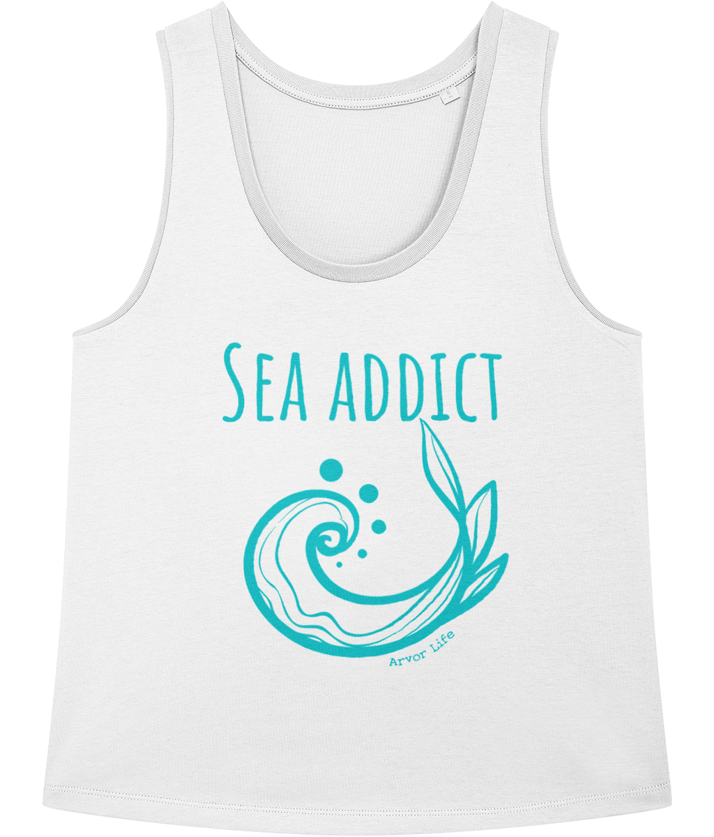 Sea Addict 100% Organic Cotton Vest Top