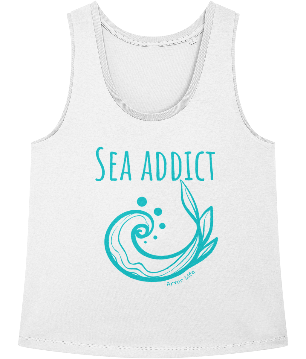Sea Addict Organic Cotton Vest Top