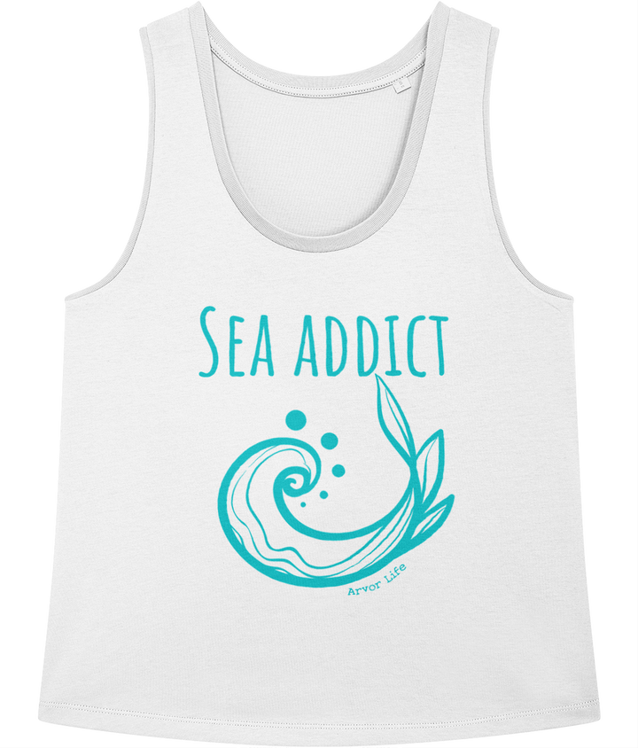 Sea Addict Organic Cotton Vest Top