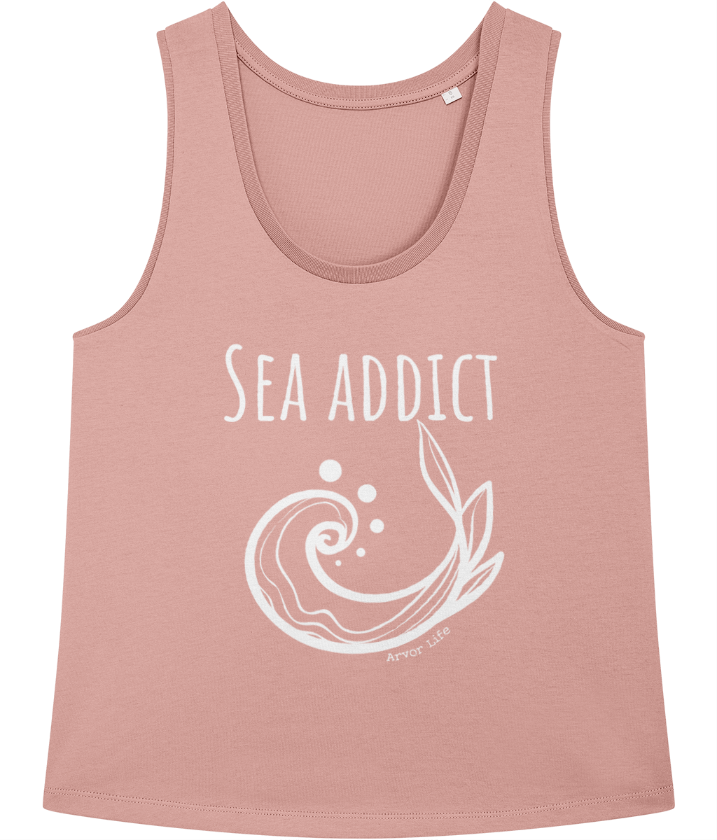 Sea Addict 100% Organic Cotton Vest Top