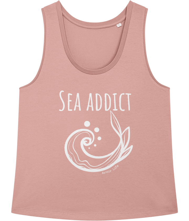 Sea Addict Organic Cotton Vest Top