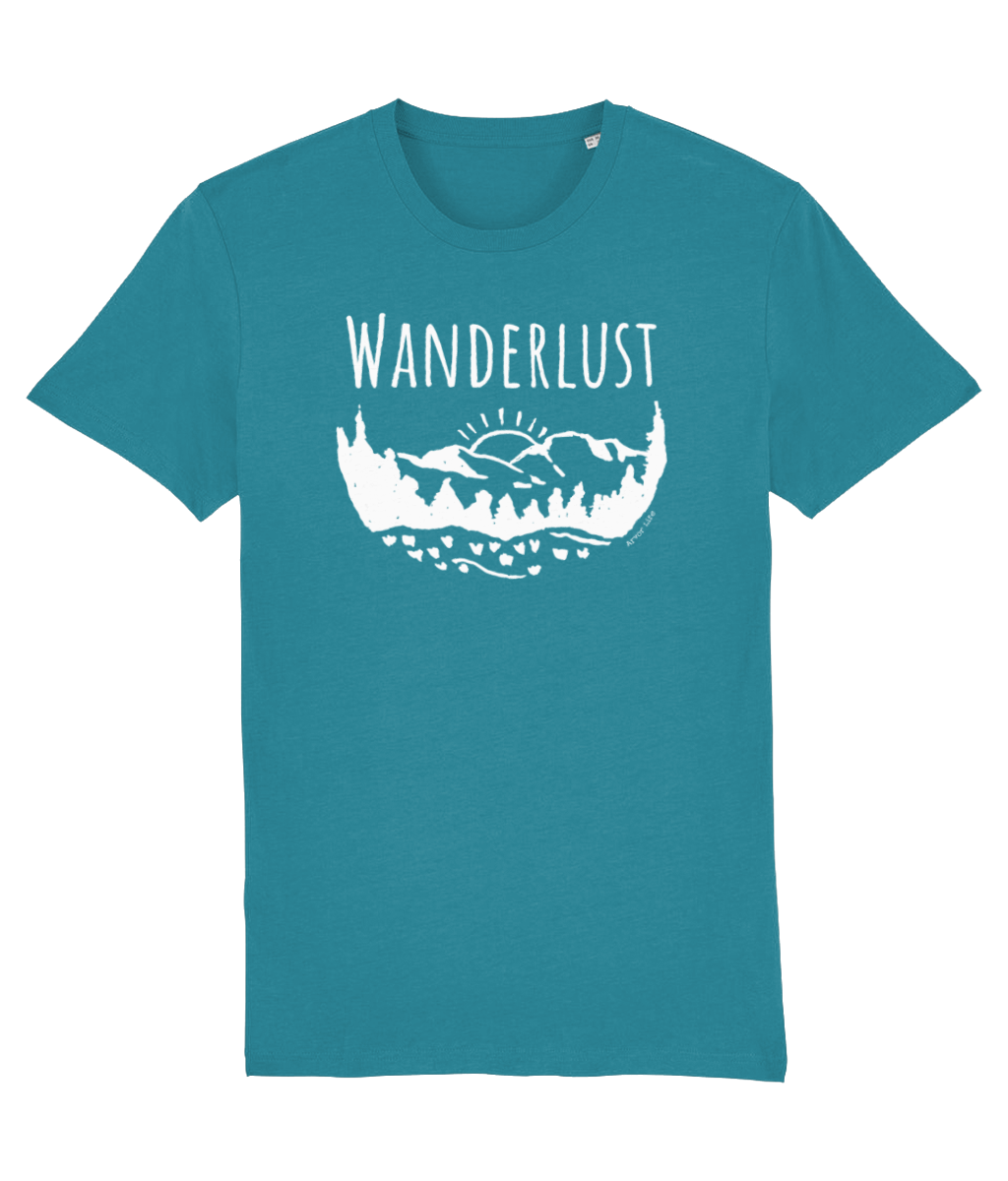 Wanderlust Unisex Organic Cotton T-shirt