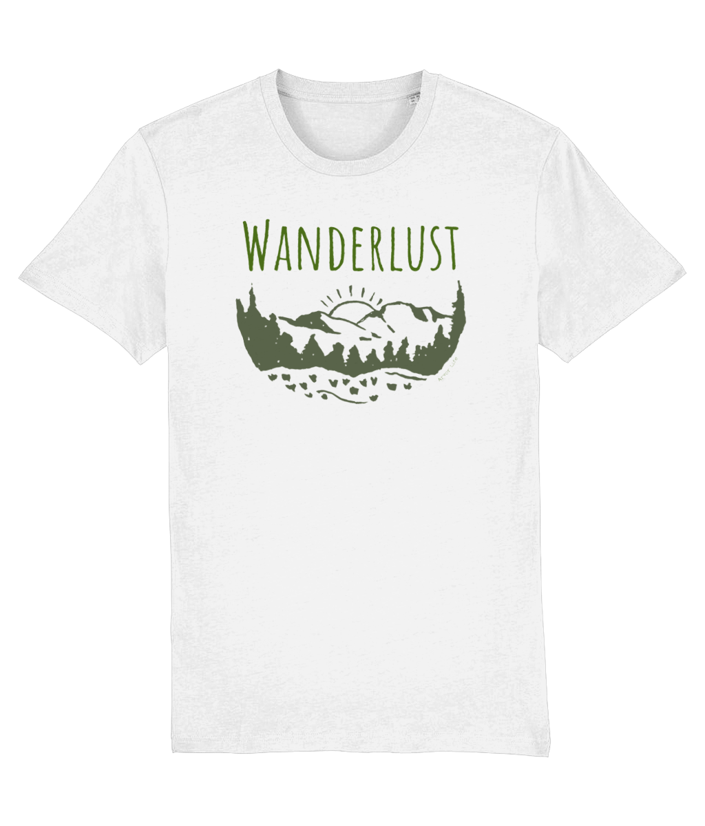 Wanderlust Unisex Organic Cotton T-shirt