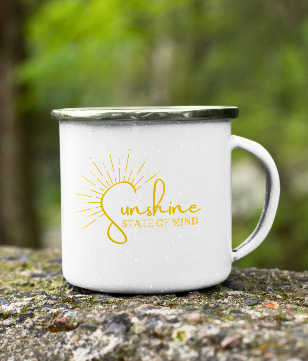 Sunshine State of Mind Enamel Mug