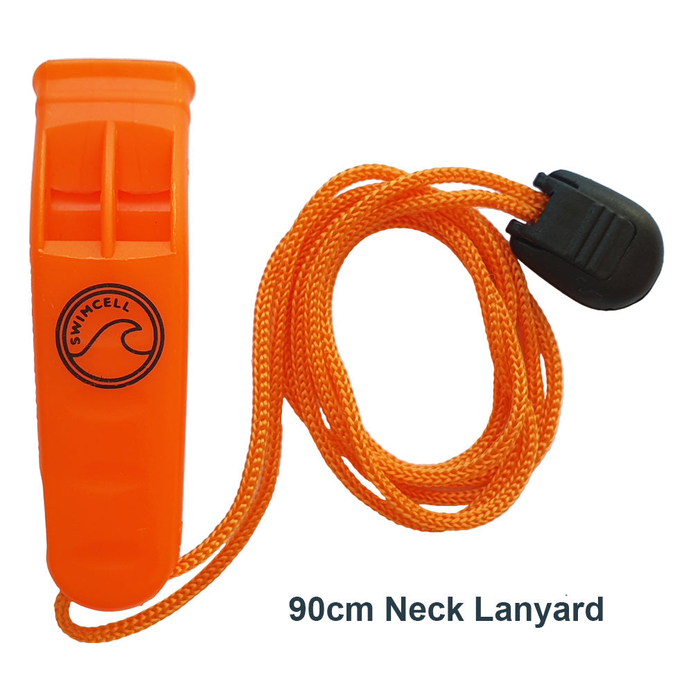Orange Emergency Whistle For Swimming - Pack of 3