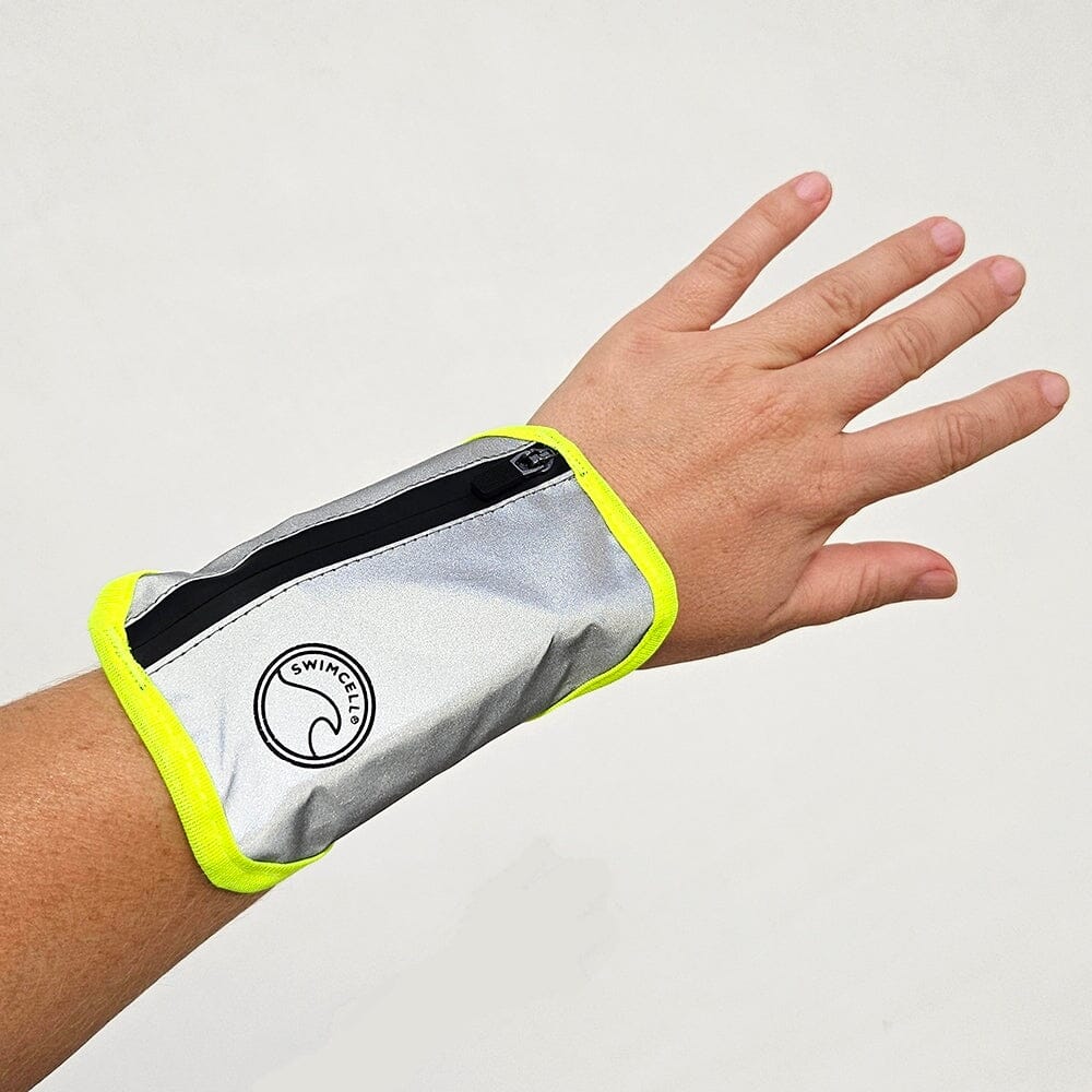 Hi Vis Reflective Wrist Wallet - Ankle Wallet Key Holder