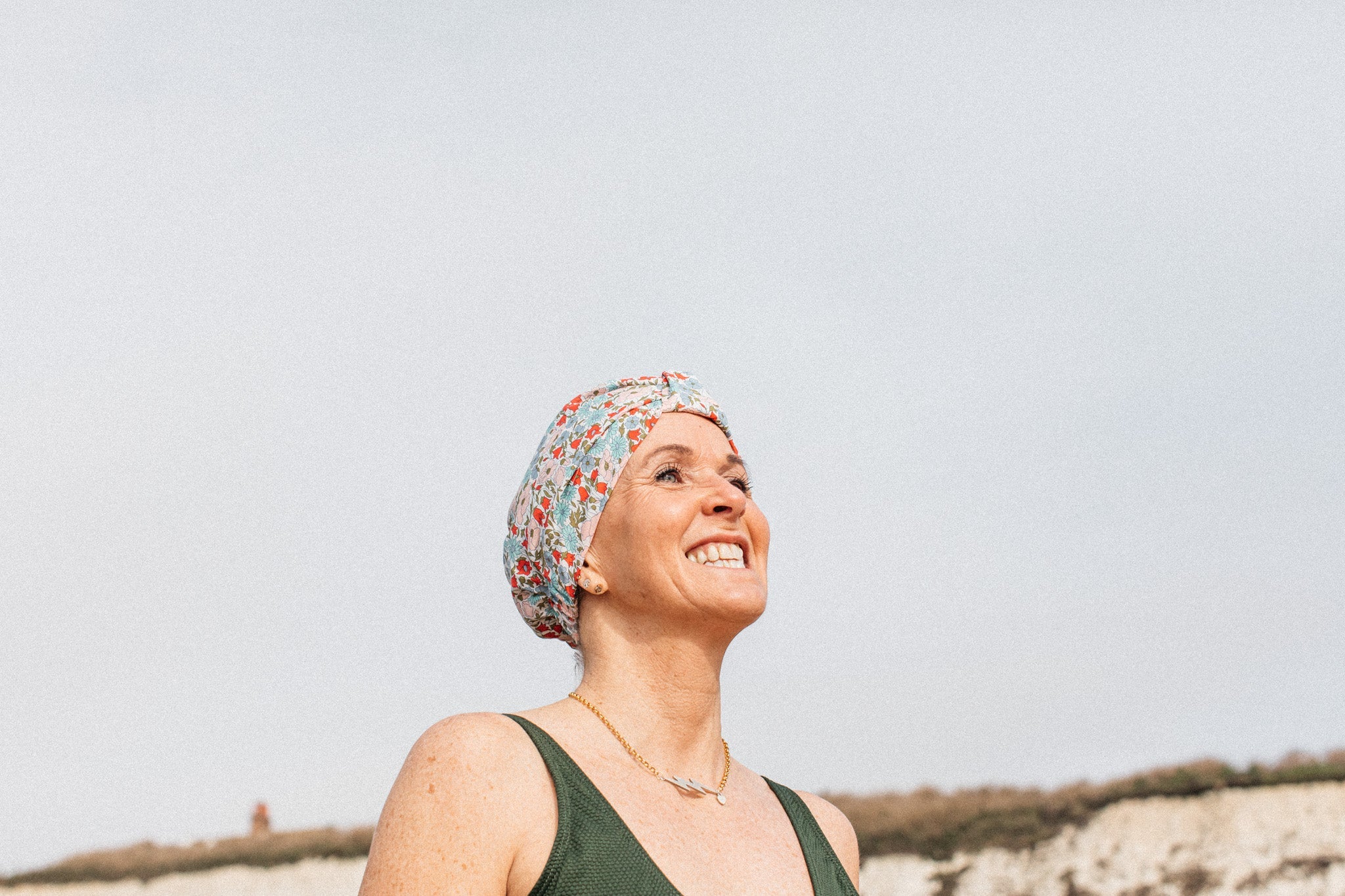 Salty Sea Knot - Swimming Cap Topper - Swim Turban - Poppy & Daisy