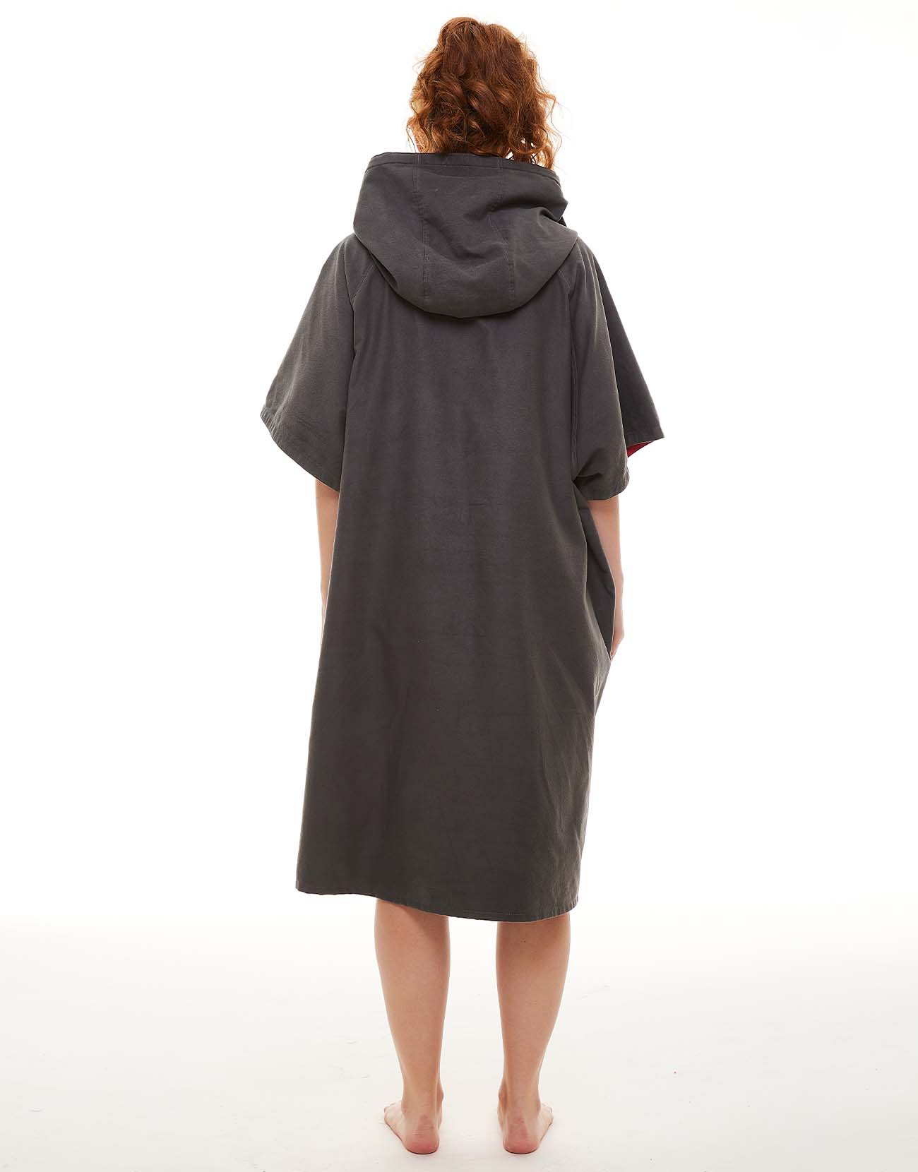 Women's Quick Dry Microfibre Changing Robe - Grey