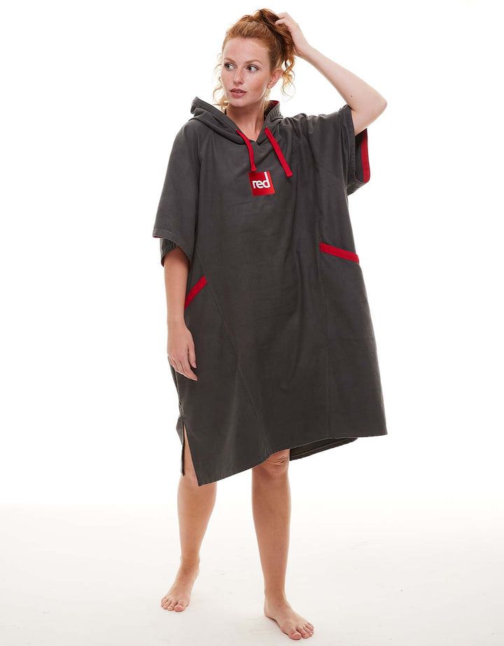 Women's Quick Dry Microfibre Changing Robe - Grey