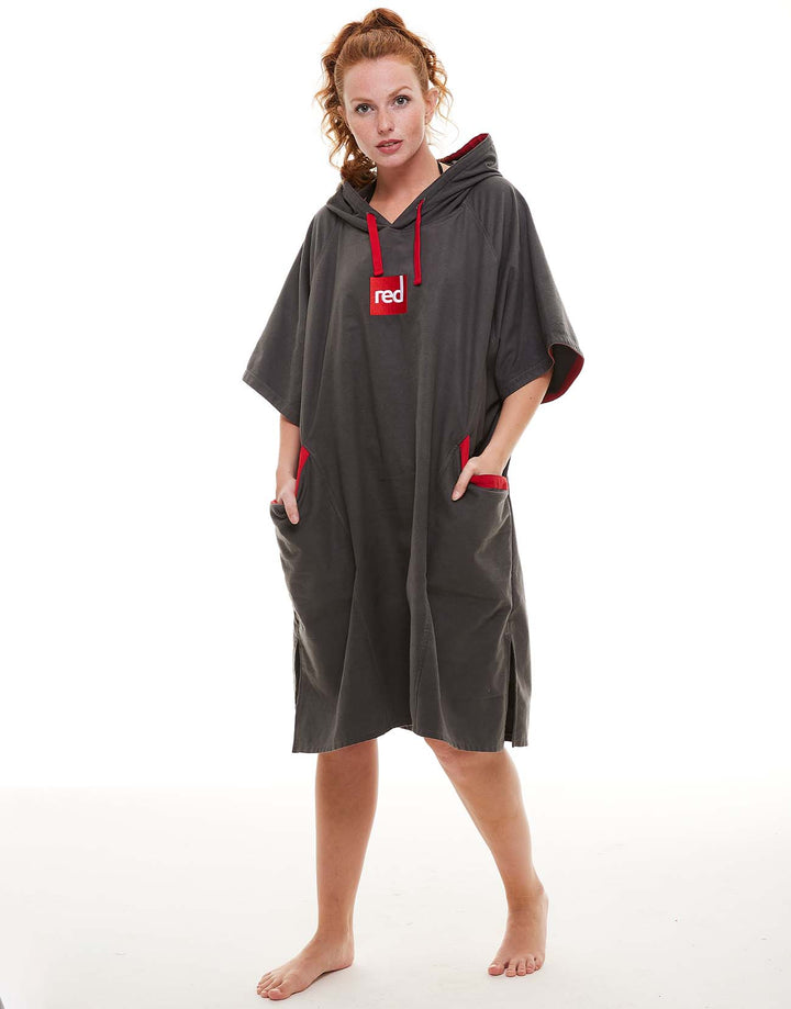 Women's Quick Dry Microfibre Changing Robe - Grey
