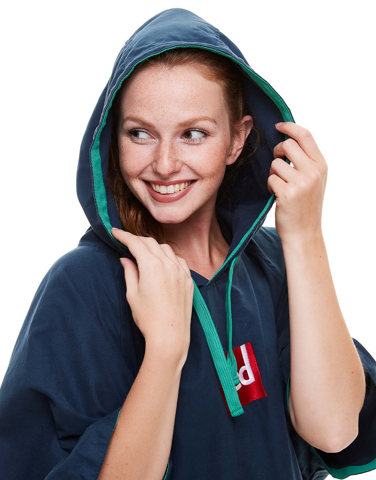 Women's Quick Dry Microfibre Changing Robe - Navy