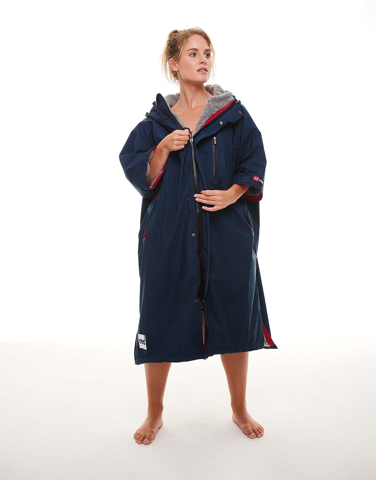 Women's Short Sleeve Pro Change Robe EVO - Navy