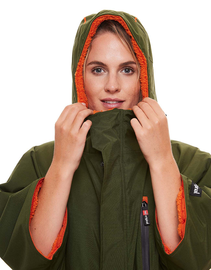 Women's Short Sleeve Pro Change Robe EVO - Parker Green