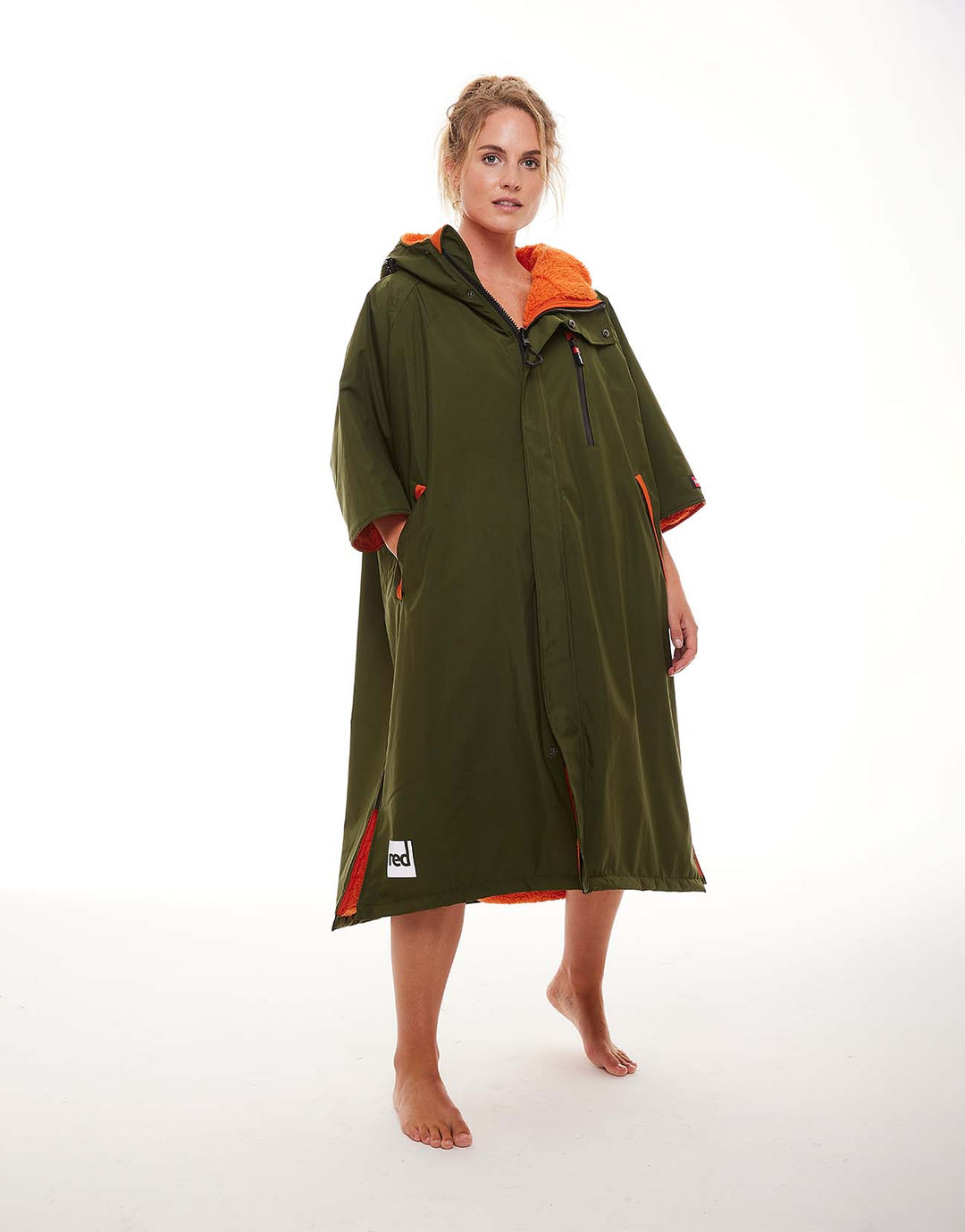 Women's Short Sleeve Pro Change Robe EVO - Parker Green
