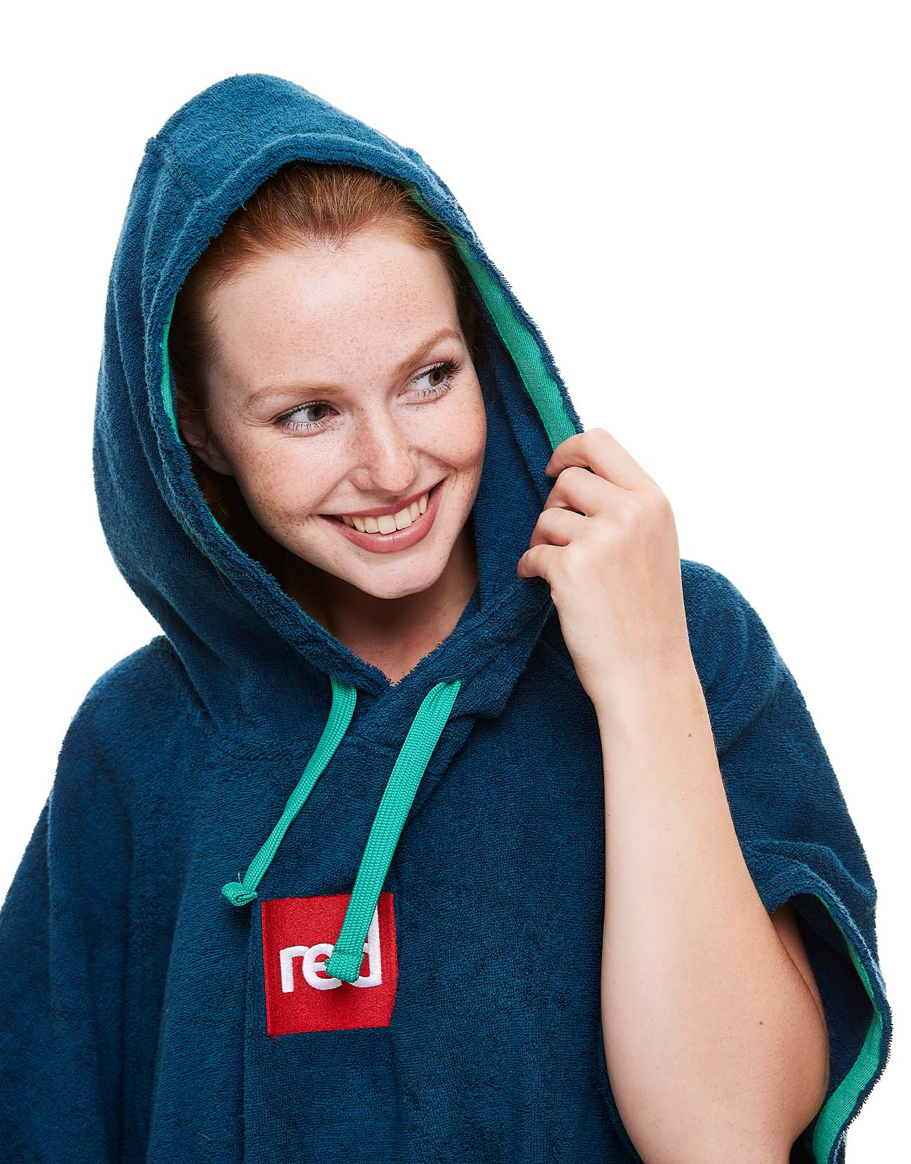 Women's Towelling Change Robe - Navy