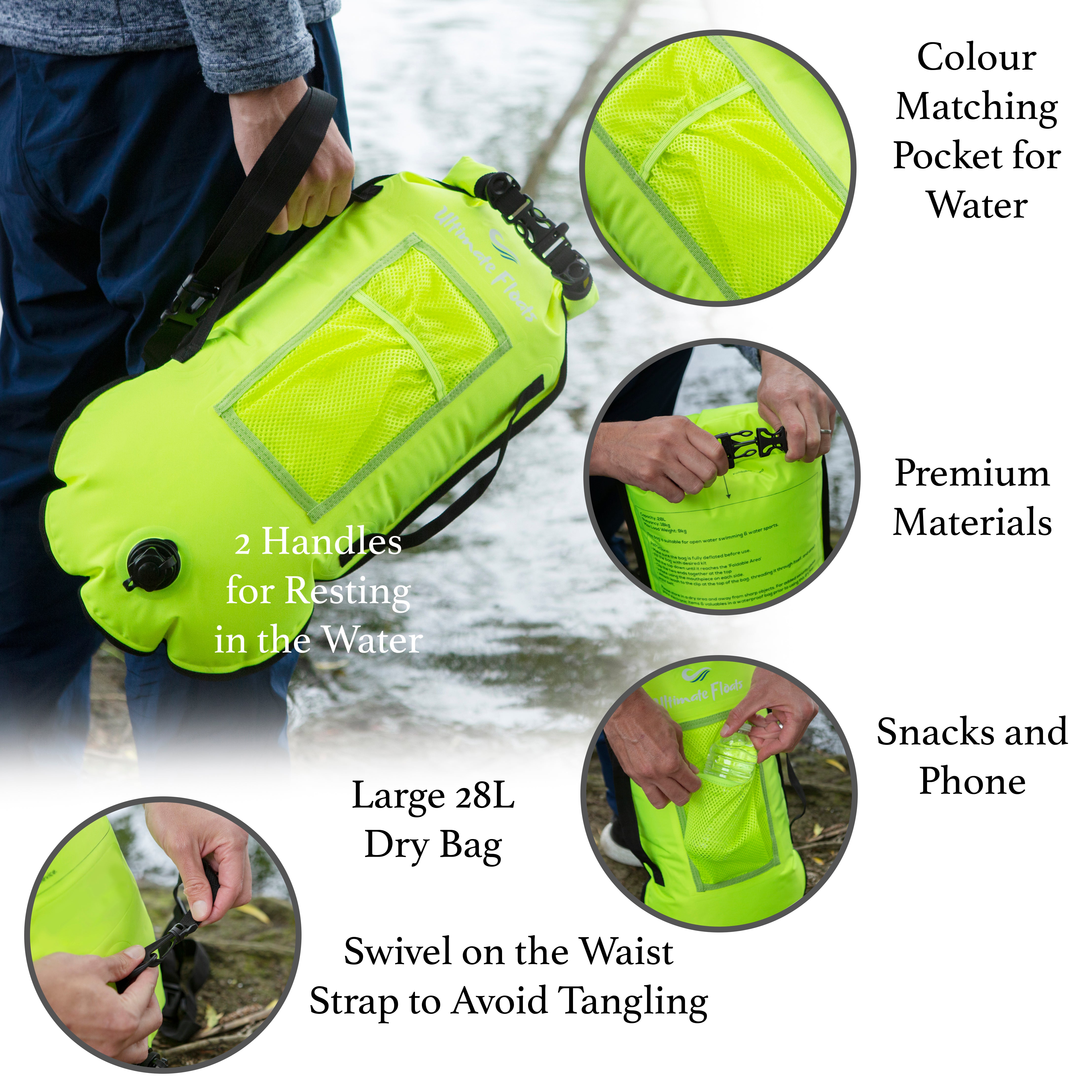 Ultimate Floats Dry Bag - Yellow