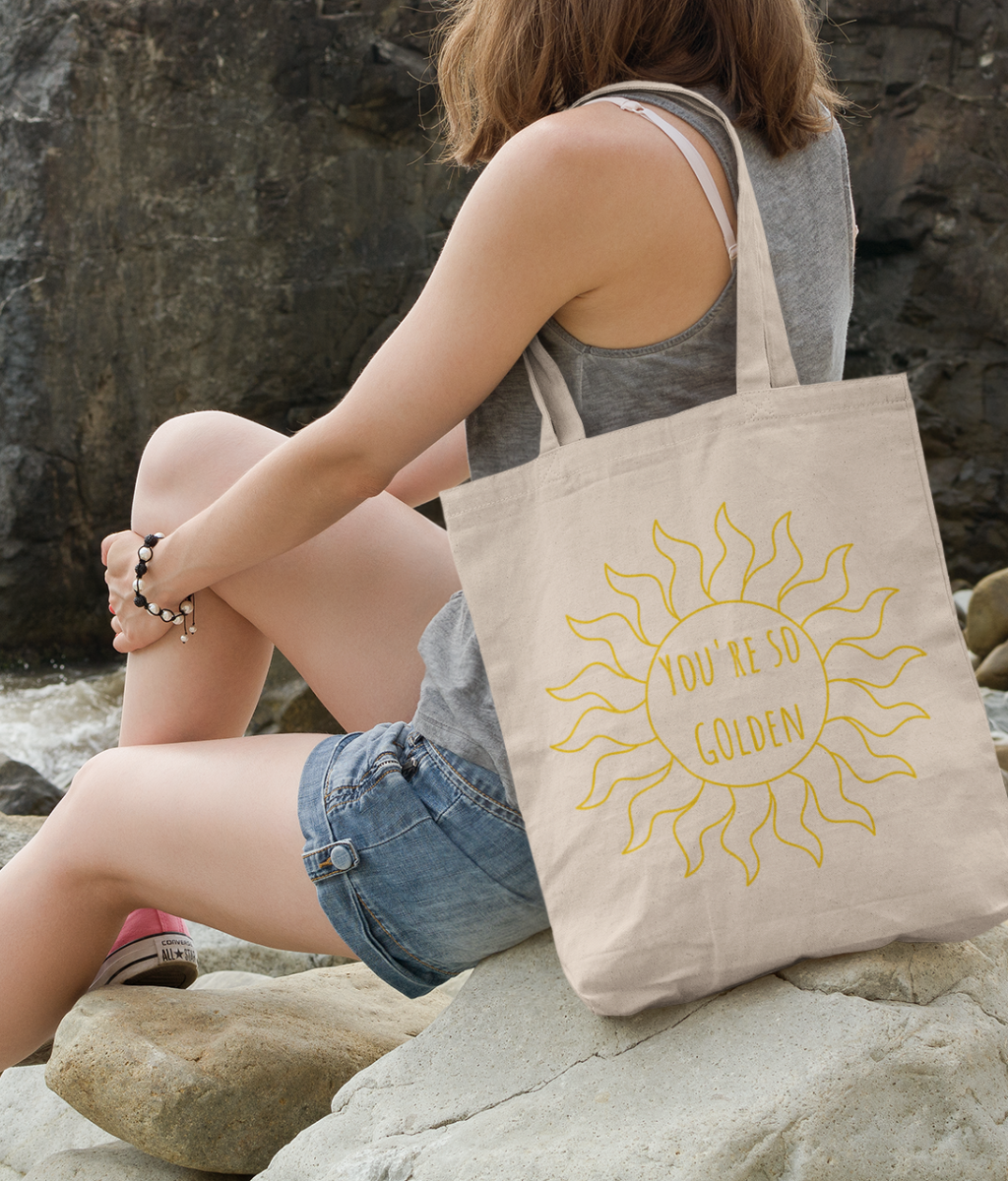 You're So Golden Organic Cotton Tote Bag