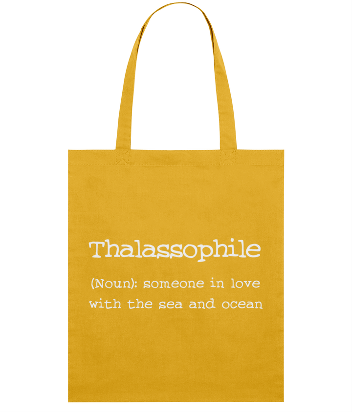 Thalassophile Quote Organic Cotton Tote Bag
