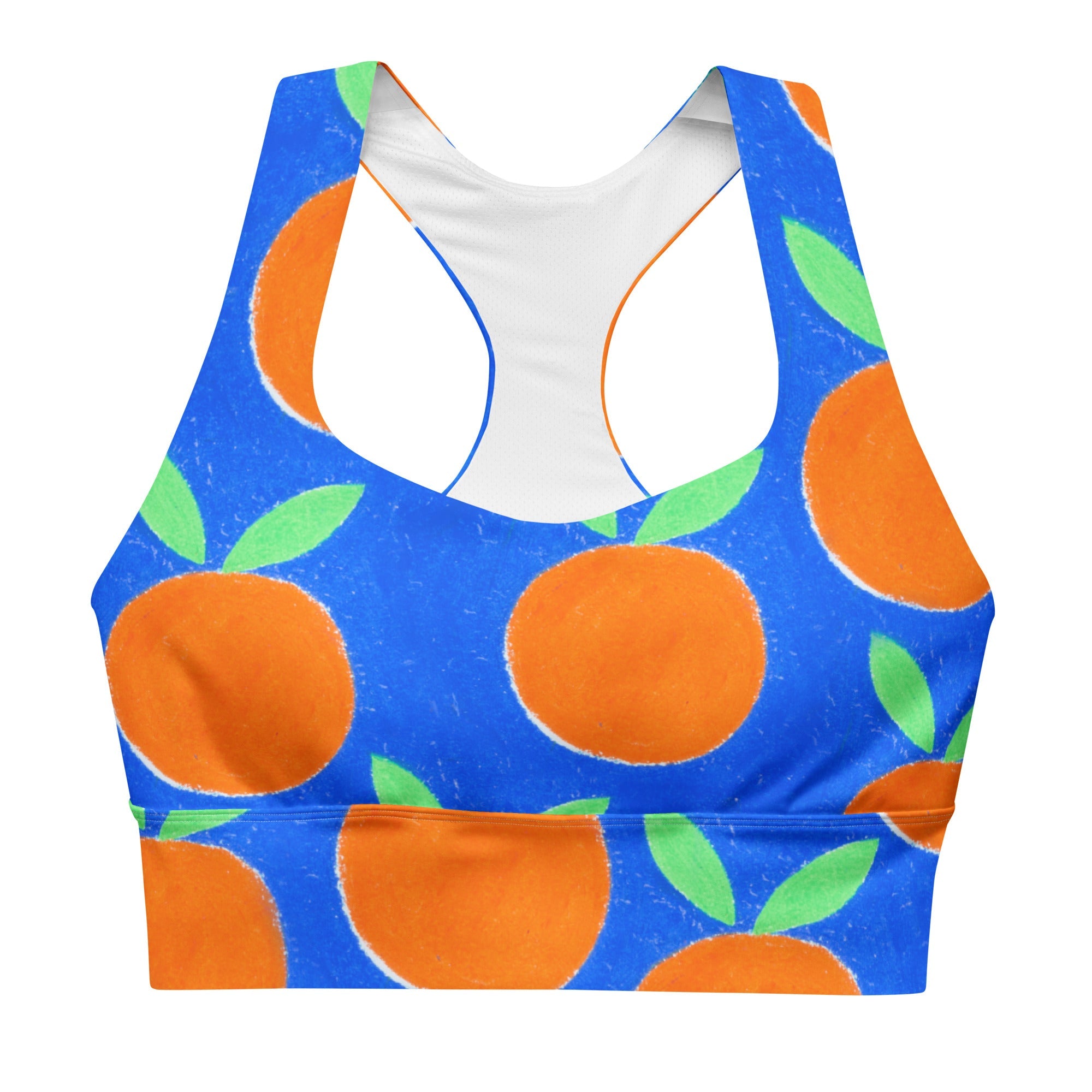 Oranges Supportive Bikini Top (Made to order please read the information)