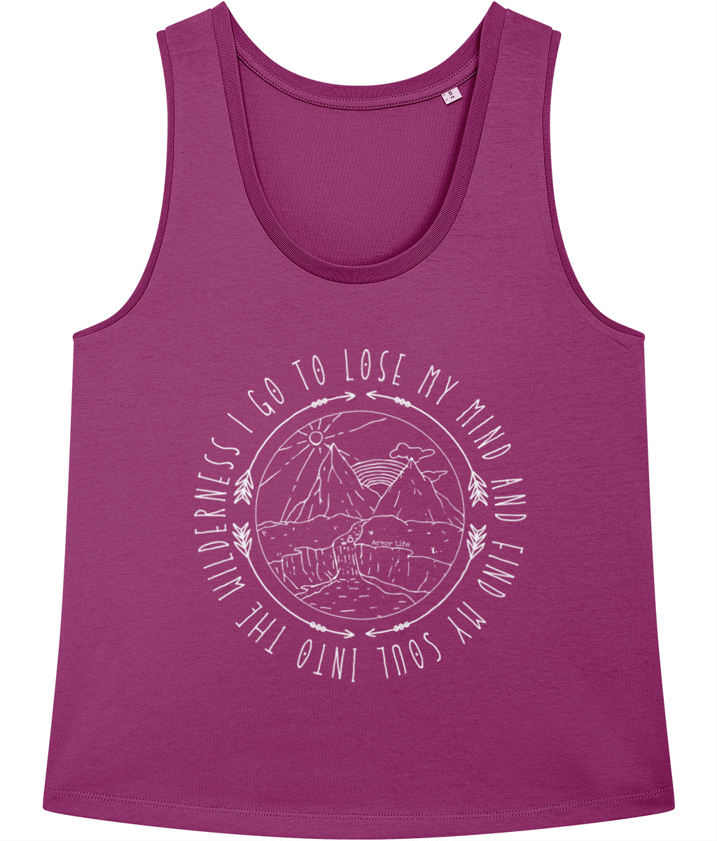 Into The Wilderness Unisex Organic Cotton Vest Top