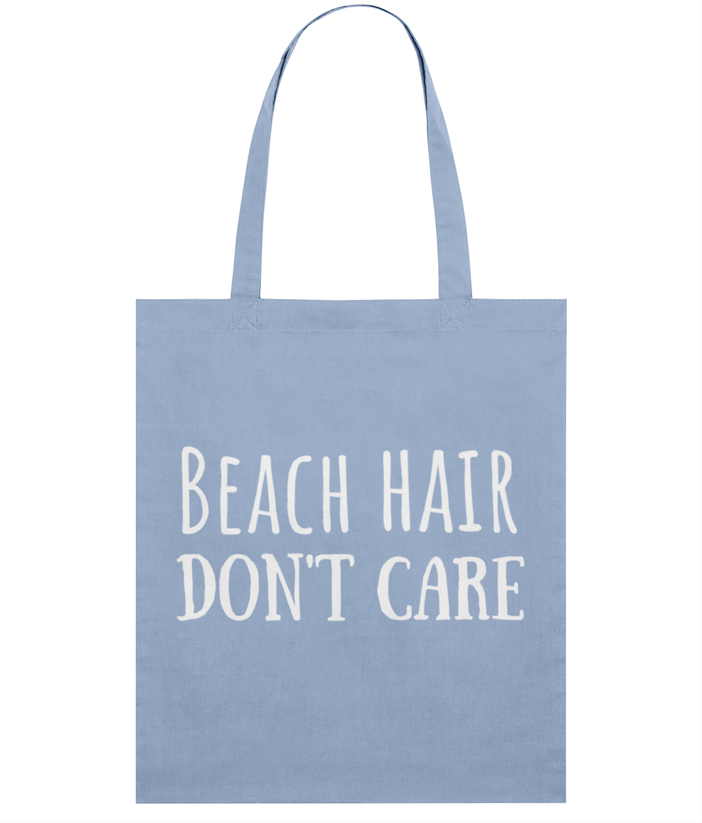 Beach Hair Don't Care Organic Cotton Tote Bag