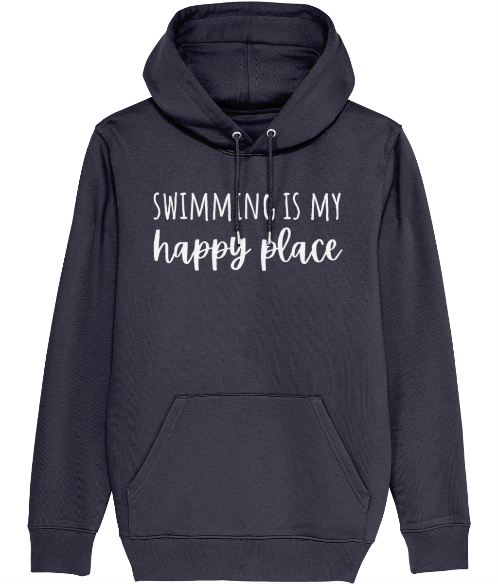 Swimming Is My Happy Place Organic Cotton Hoodie | Arvor Life